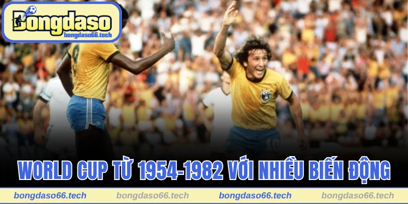 Giải đấu giai đoạn 1954-1982 với nhiều biến động