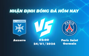 auxerre paris saint germain 24 01 ligue 1