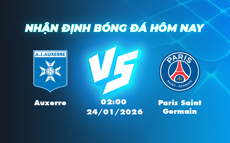 auxerre paris saint germain 24 01 ligue 1
