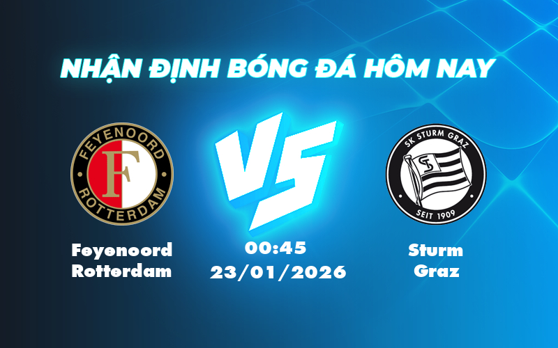 feyenoord rotterdam sturm graz 23 01 c2