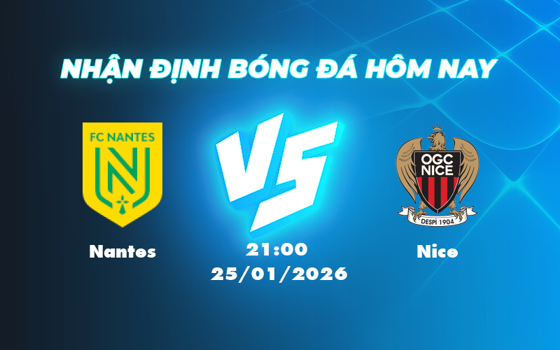nantes nice 25 01 ligue 1