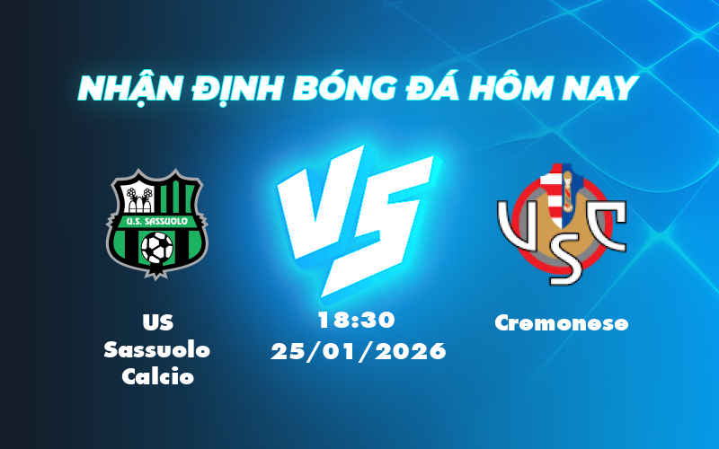 us sassuolo calcio cremonese 25 01 seria a