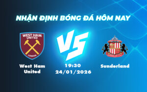west ham united sunderland 24 01 ngoai hang anh